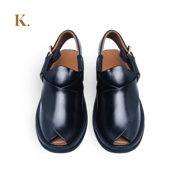 Charsadda Round – Hand Made Chappal - Image 4